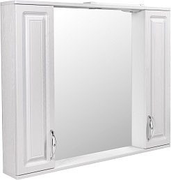 Stella Polare Мебель для ванной Кармела 100 люкс белое серебро – фотография-22